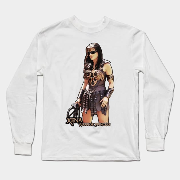 Xena Warrior Princess Long Sleeve T-Shirt by CharXena